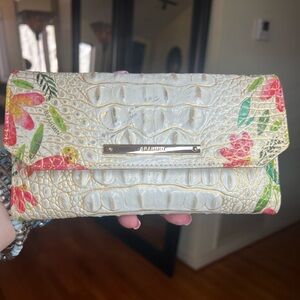 Brahmin soft Checkbook Wallet with Dustbag